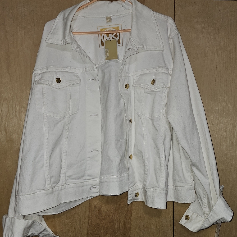 Michael Kors denim jacket NWT